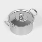 Набор кастрюль «Классик», 3 шт.: 1 л (d=16 см), 1.5 л (d=18 см), 2 л (d=20 см), нержавеющая сталь - Фото 5