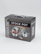 Набор кастрюль «Классик», 3 шт.: 1 л (d=16 см), 1.5 л (d=18 см), 2 л (d=20 см), нержавеющая сталь - Фото 9