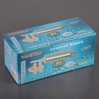 Шприц колбасный, 0.5 кг, 31×11×10 см, 3 насадки, металл, серебристый - Фото 8