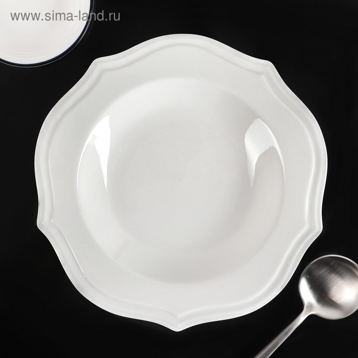 Тарелка керамическая глубокая «Дориан», d=22 см - Фото 1