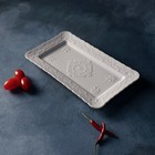 Блюдо керамическое сервировочное «Сьюзен», 25.5×14 см, белое - Фото 8