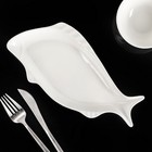 Блюдо фарфоровое «Карл», 26×12×2,5 см, цвет белый - фото 321263118