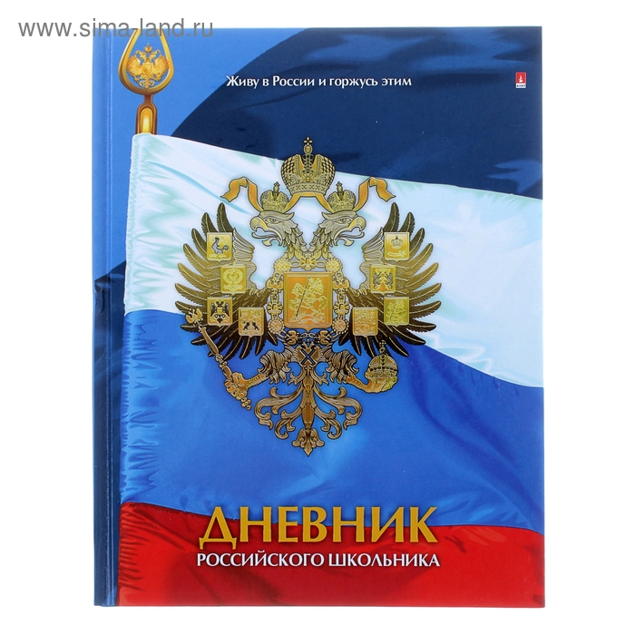 Дневник для 5-11 класса, твёрдая обложка, «Дневник Российского школьника», глянцевая ламинация, 40 листов - Фото 1