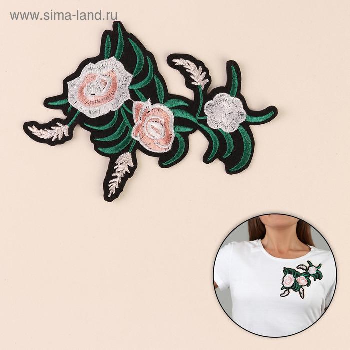 Термоаппликация «Цветы», 16 × 11 см, цвет разноцветный