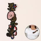 Термоаппликация «Цветы», 17,5 × 5,5 см, цвет разноцветный - Фото 1