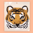 Термоаппликация двусторонняя «Тигр», с пайетками, 22 × 22,5 см, цвет золотой/розовый - Фото 6