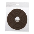 Уплотнитель резиновый ТУНДРА, профиль Е, размер 4×9 мм, коричневый, в упаковке 6 м - Фото 7