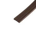 Уплотнитель резиновый ТУНДРА krep, профиль Е, размер 4х9 мм, коричневый, в упаковке 10 м. - Фото 2