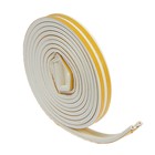 Уплотнитель резиновый ТУНДРА, профиль Р, размер 5.5×9 мм, белый, в упаковке 6 м - Фото 5