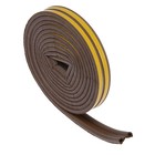 Уплотнитель резиновый ТУНДРА, профиль Р, размер 5.5х9 мм, коричневый, в упаковке 6 м - фото 318135918