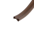 Уплотнитель резиновый ТУНДРА, профиль Р, размер 5.5х9 мм, коричневый, в упаковке 6 м - Фото 2