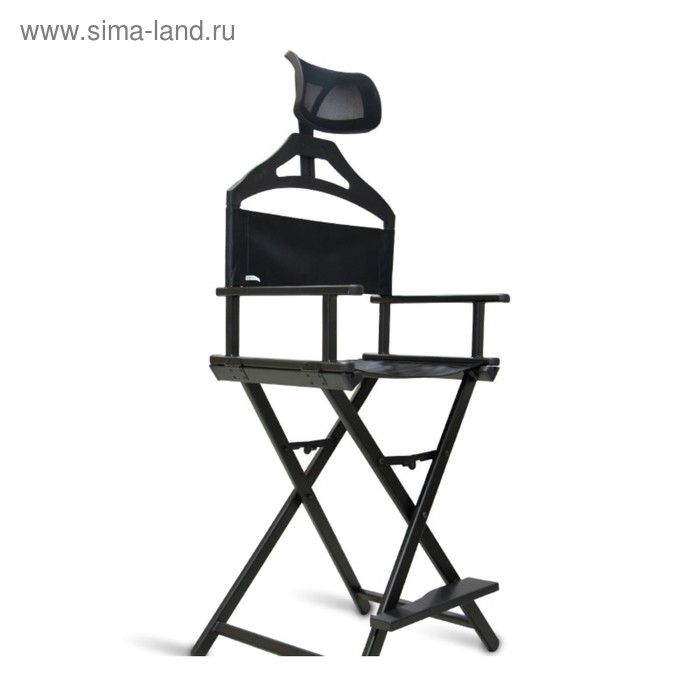 Разборный стул визажиста, из алюминия, с подголовником, 59,5*43,5*145 - Фото 1