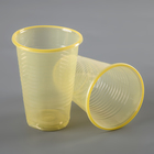 Набор одноразовых стаканов, 200 мл, 6 шт, цвет жёлтый - Фото 1