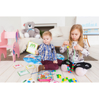 Развивающая игра шнуровка «Бусины» с карточками «Учим счёт, цвета и формы», по методике Монтессори - Фото 11