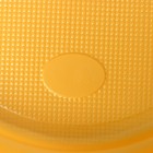 Тарелки одноразовые, d= 21 см, цвет жёлтый, 12 шт/уп - Фото 4