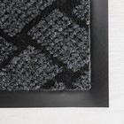 Коврик придверный влаговпитывающий «Крафт», 60×90 см, цвет серый - Фото 2