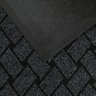 Коврик придверный влаговпитывающий «Крафт», 60×90 см, цвет серый - Фото 3