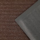 Коврик придверный влаговпитывающий, ребристый «Стандарт», 40×60 см, цвет коричневый - Фото 3