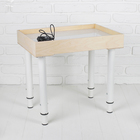 Стол для рисования песком, 35 × 50 см, фанера, оргстекло, подсветка белая - фото 318136057