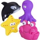 Набор игрушек для ванны «Морские животные», 4 шт. - фото 298391127