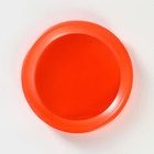 Тарелки одноразовые, d= 21 см, цвет красный, 12 шт/уп - Фото 2