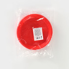 Тарелки одноразовые, d= 21 см, цвет красный, 12 шт/уп - Фото 6
