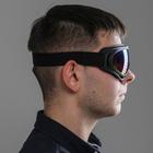 Очки для езды на мототехнике, стекло хамелеон, чёрные - Фото 4