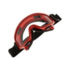 Очки-маска для езды на мототехнике, стекло прозрачное, жёлтые - Фото 2