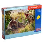 Пазл «Битва динозавров», 180 элементов - Фото 1