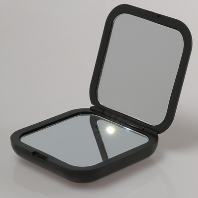Зеркало Luazon KZ-02, подсветка, 1.5 × 8.5 × 1 см, 1 диод, 1хCR2032