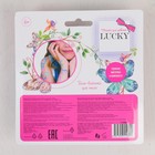 Lucky набор гель-блёстки для тела/лица × 3 шт. + кисточка, цвета: фиолетовый, серебряный, голубой - Фото 2