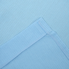 Халат вафельный запашной женский, р-р 48, 160 г/м, 100% хлопок, голубой - Фото 4