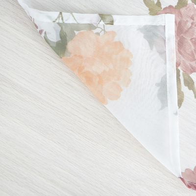 Комплект штор для кухни Witerra Акварель 280х160см, персик, пэ100%