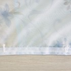Комплект штор для кухни Иллюзия 300х150 см, голубой, левая, 100% п/э - Фото 4