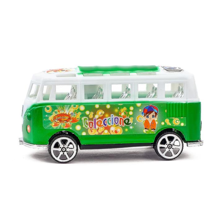 Автобус инерционный «Микроавтобус», цвета МИКС - фото 1908222521