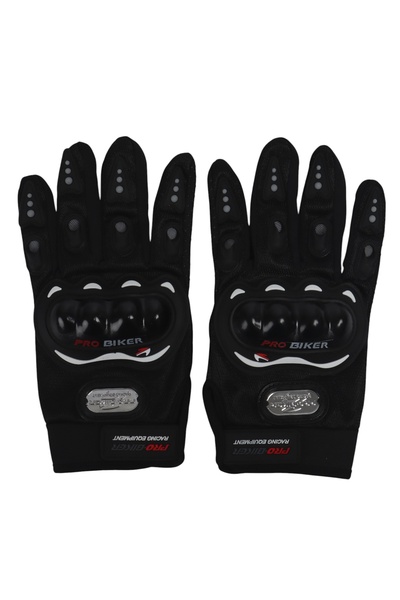 Перчатки мотоциклетные с защитными вставками, пара, размер XXL, черные