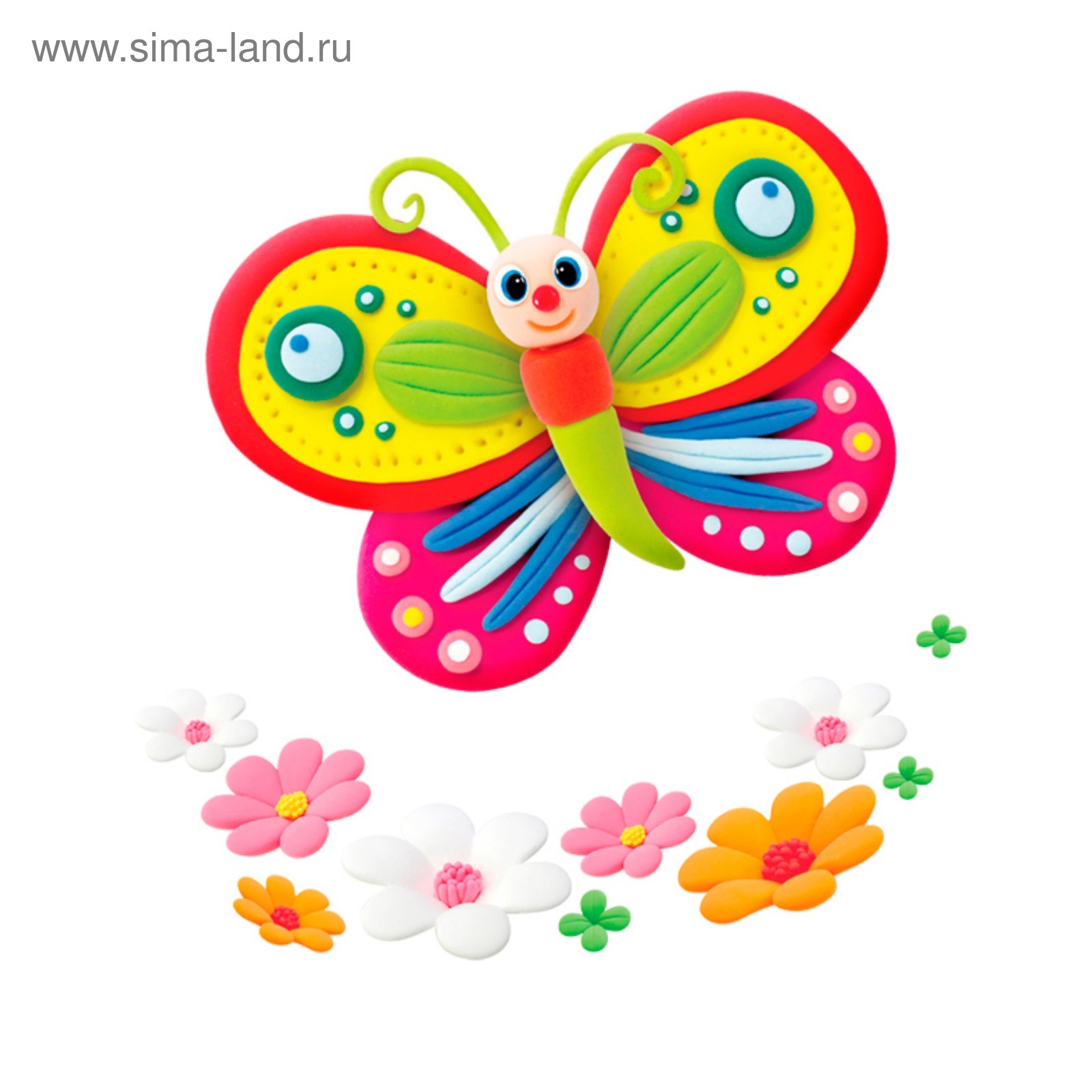 Бабочка из пластилина