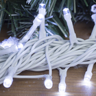 УЦЕНКА Гирлянда «Нить» 20 м, IP44, белая нить, 200 LED, свечение белое, 8 режимов, 220 В - Фото 6