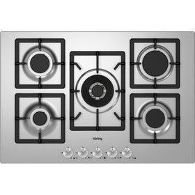 

Варочная поверхность Körting HG 797 CTX, газовая, 5 конфорок, 75 см, серая