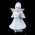 Сувенир керамика под фарфор "Ангел девочка со скрипкой" 9,5х6х5 см - Фото 1