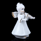 Сувенир керамика под фарфор "Ангел девочка со скрипкой" 9,5х6х5 см - Фото 2