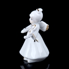 Сувенир керамика под фарфор "Ангел девочка со скрипкой" 9,5х6х5 см - Фото 4