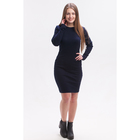 Платье-свитер женское цвет черный, р-р 44 - Фото 1