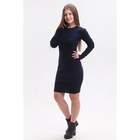 Платье-свитер женское цвет черный, р-р 46 - Фото 3