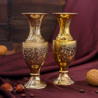 Интерьерный сувенир ваза "Утхкарш" латунь, 6х6х15 см - Фото 1