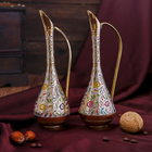 Интерьерный сувенир ваза "Фаяз" латунь, 7х7х20 см - Фото 1