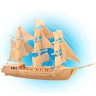 Сборная деревянная модель «Парусник 1» - фото 8748881