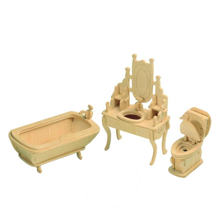 3D-модель сборная деревянная Чудо-Дерево «Ванная комната»