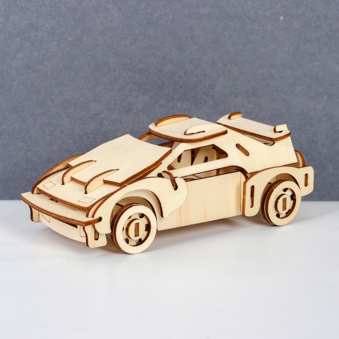 3D-модель сборная деревянная Чудо-Дерево «Спорткар»