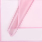 Пленка для цветов матовая "Фриз", светло-розовая, 60 х 60 см - Фото 1
